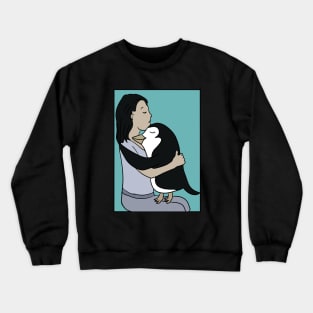 Just a girl who loves penguins 2 Crewneck Sweatshirt